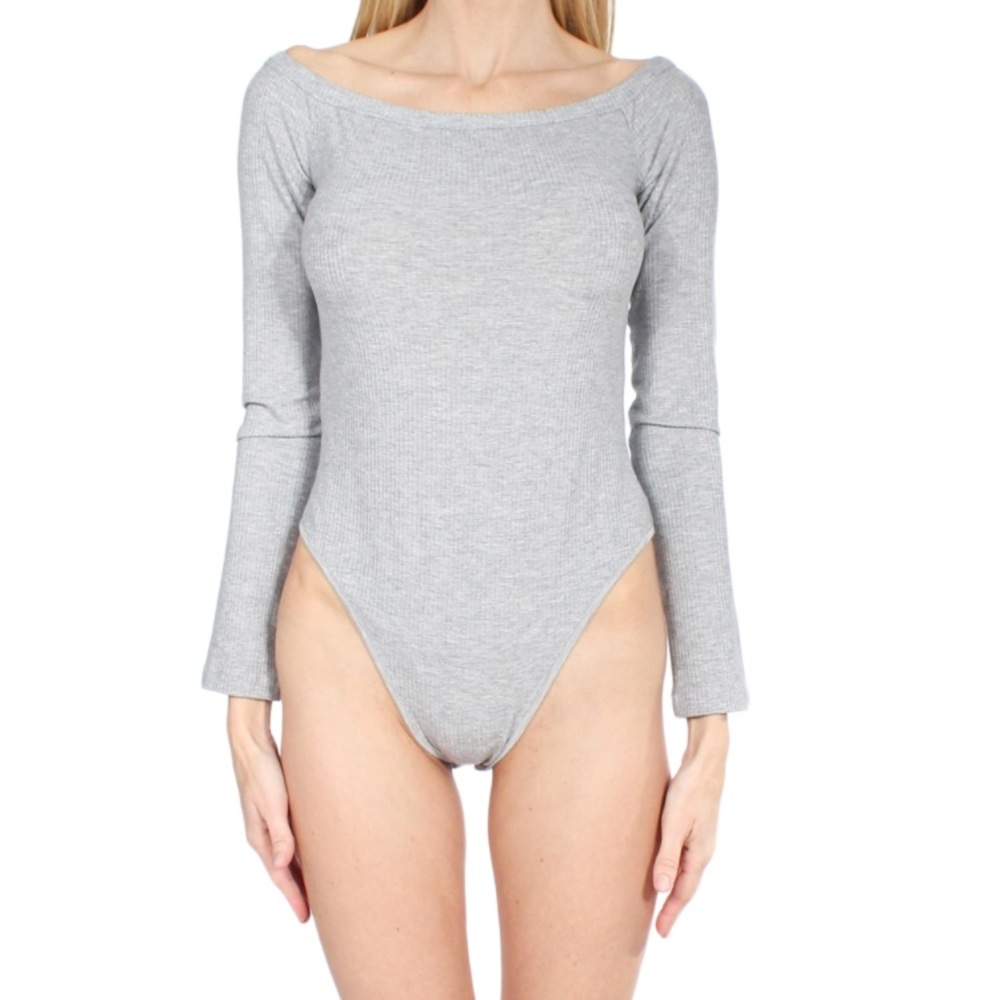 Sen Ari Grey Bodysuit